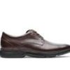 Men Rockport Oxfords | Men'S Rockport Trueflex Dressports Plain Toe Oxfords Dark Brown