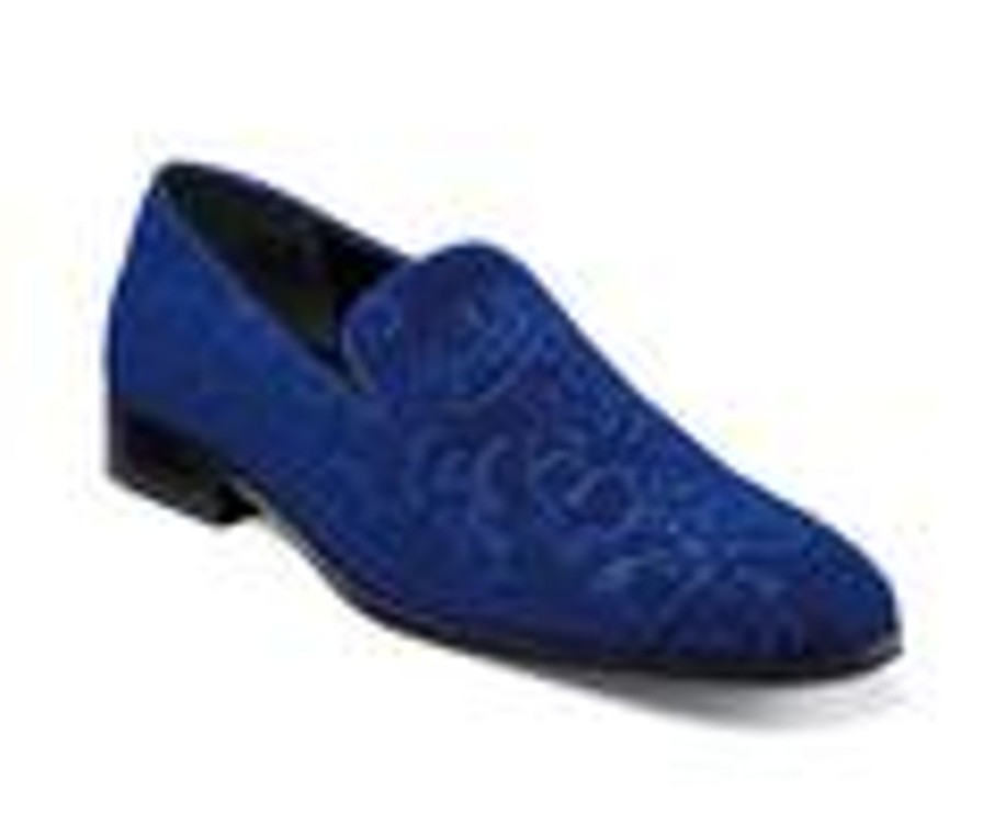 Men Stacy Adams Loafers | Men'S Stacy Adams Saunders Dress Loafers Royal