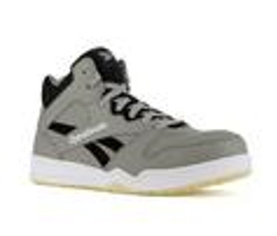 Men REEBOK WORK Electric Hazard | Men'S Reebok Work Bb4500 High-Top Work Sneakers Grey/Black