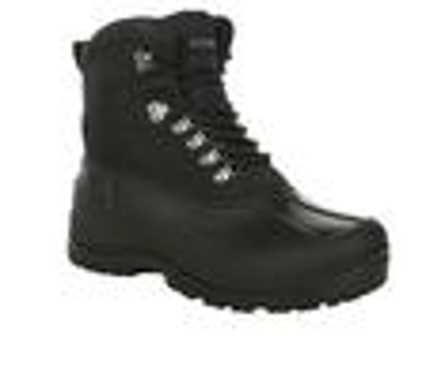 Men Northside Winter And Snow Boots | Men'S Northside Glacier Peak Waterproof Winter Boots Black