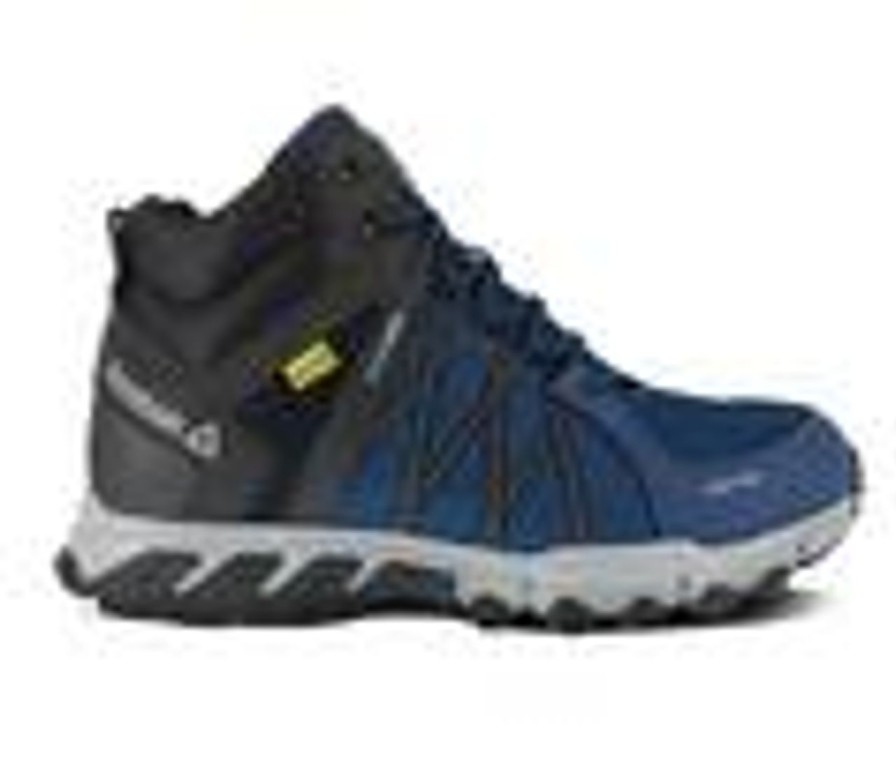 Men REEBOK WORK Electric Hazard | Men'S Reebok Work Trailgrip 6 Navy/Black