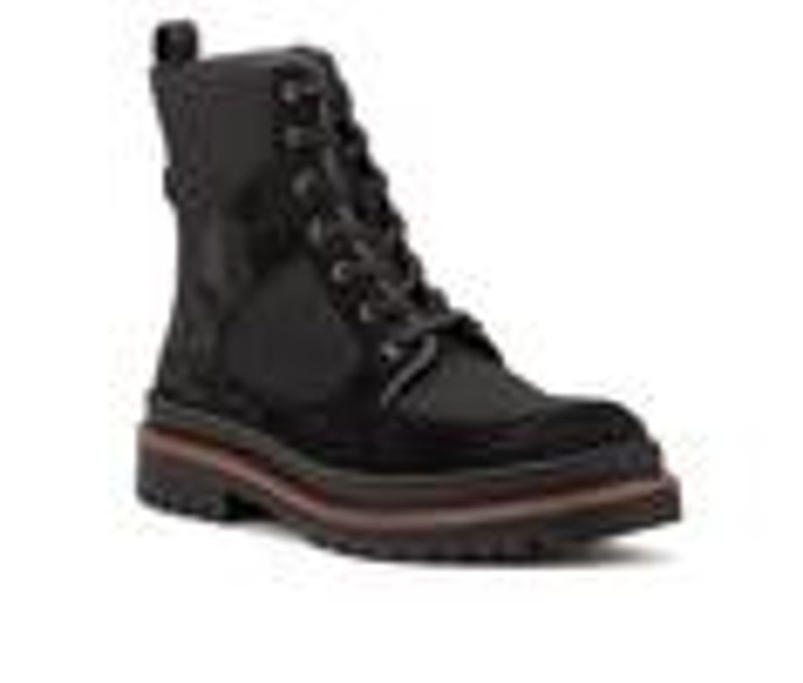 Men Reserved Footwear Casual | Men'S Reserved Footwear Galvan Combat Boots Black