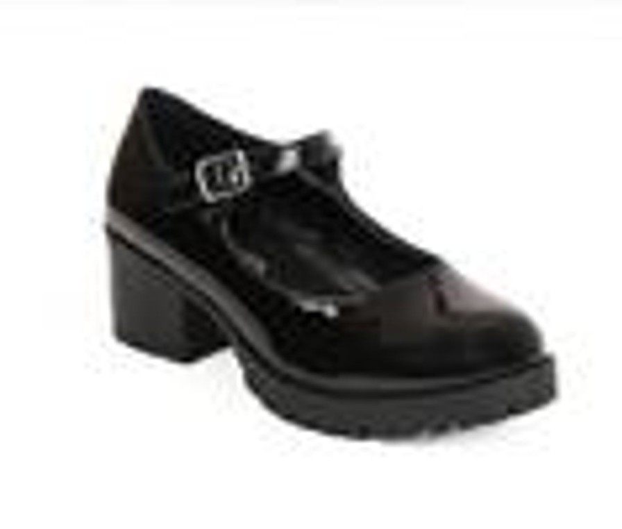 Kids Unr8ed Dress | Girls' Unr8Ed Little Kid & Big Kid Bridget Mary Jane Heels Black