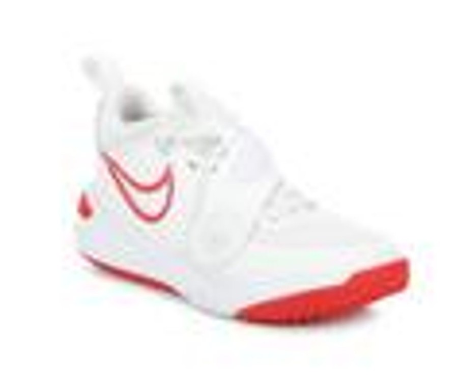 Kids Nike Athletics & Sneakers | Boys' Nike Little Kid Team Hustle D11 Basketball Shoes White/Red/White