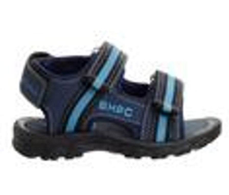 Kids Beverly Hills Polo Club Sandals | Boys' Beverly Hills Polo Club Joyful Jogs 11-4 Sandals Navy/Blue