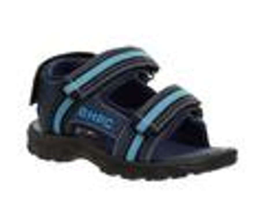 Kids Beverly Hills Polo Club Sandals | Boys' Beverly Hills Polo Club Joyful Jogs 11-4 Sandals Navy/Blue