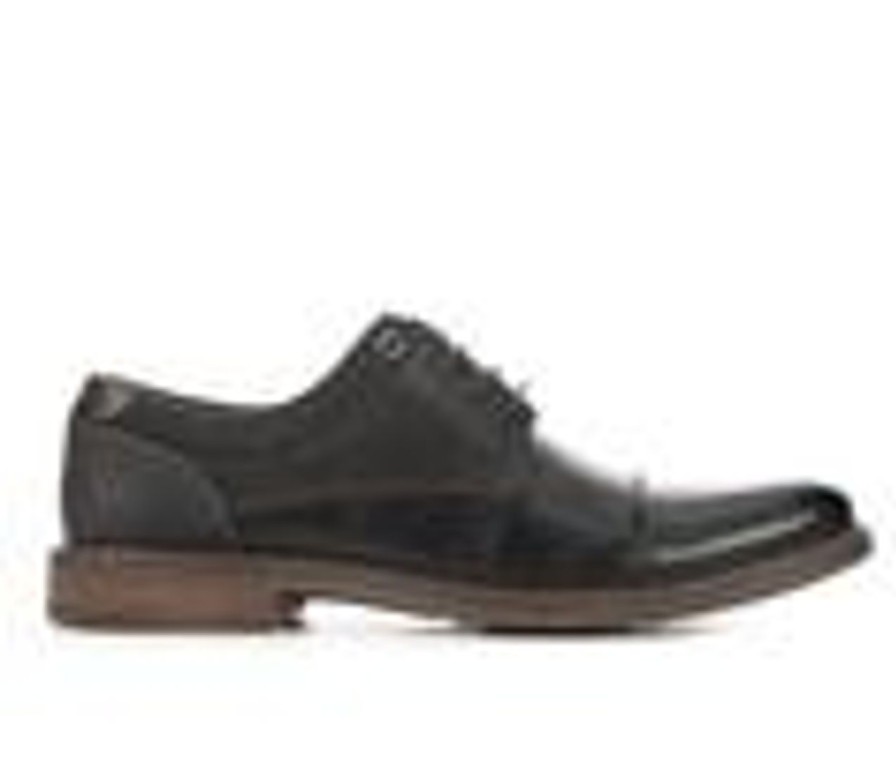 Men Freeman Oxfords | Men'S Freeman Hudson Dress Shoes Black