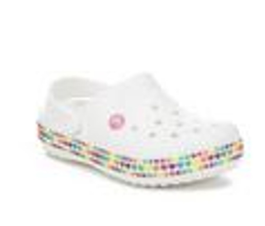 Kids Crocs Sandals | Girls' Crocs Little Kid & Big Kid Gem Crocband Clogs White