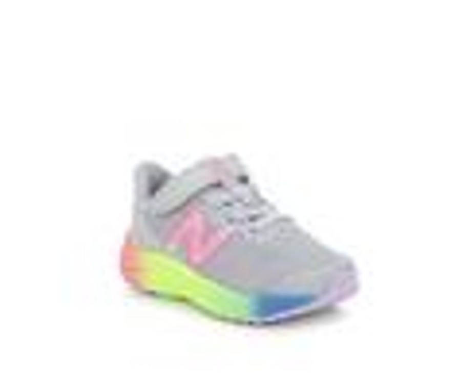 Kids New Balance Athletics & Sneakers | Girls' New Balance Infant & Toddler Arishi V4 Iaarikg4 Wide Width Running Shoes Alum/Lilac/Pink