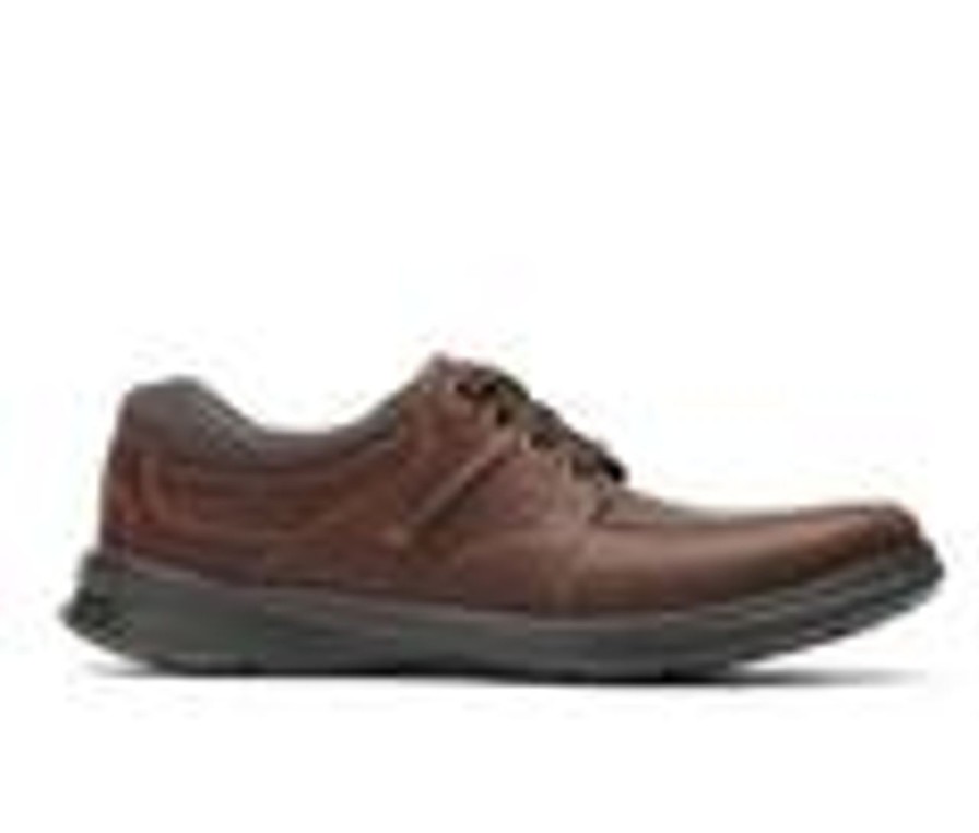 Men Clarks Oxfords | Men'S Clarks Cotrell Walk Tobacco