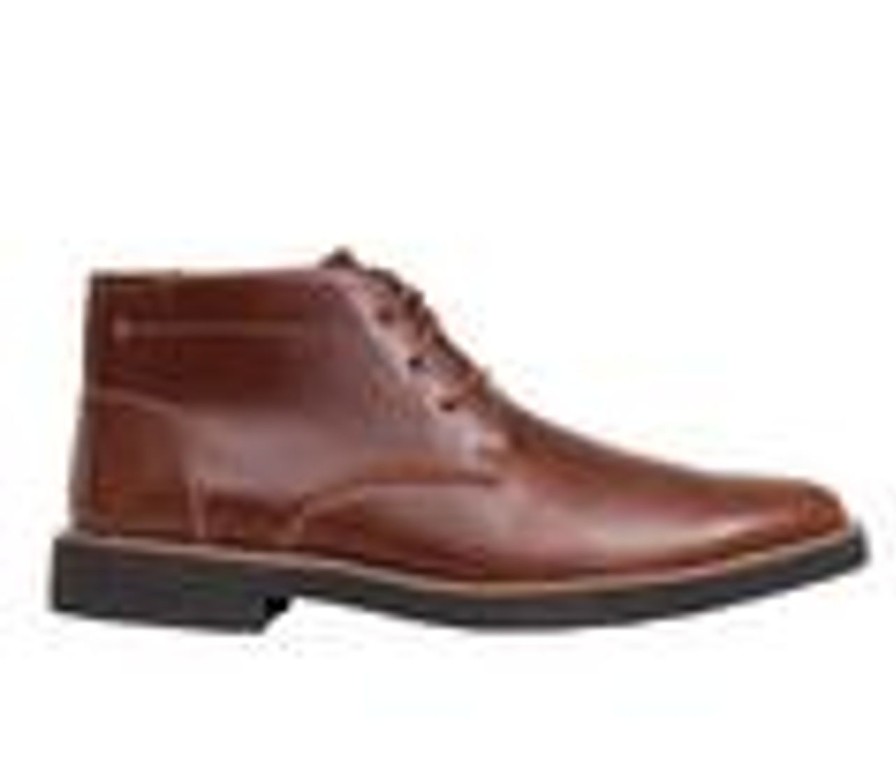 Men Deer Stags Boots | Men'S Deer Stags Bangor Chukka Boots Redwood/Dk Brwn