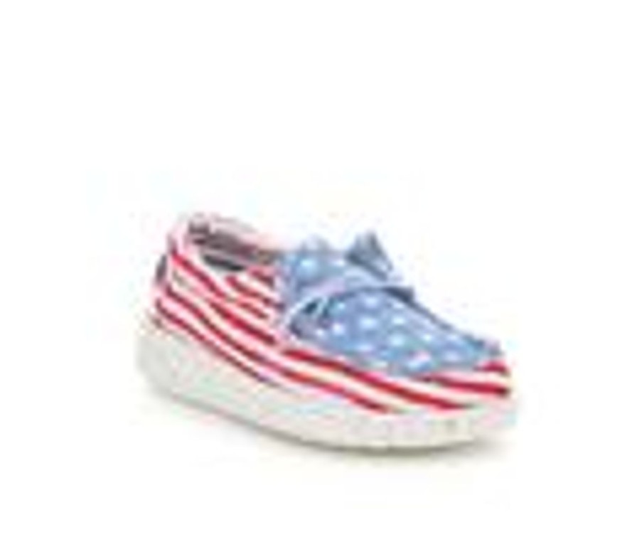 Kids HEYDUDE Casual | Kids' Heydude Little Kid & Big Kid Wally Patriotic Casual Shoes Stars/Stripes