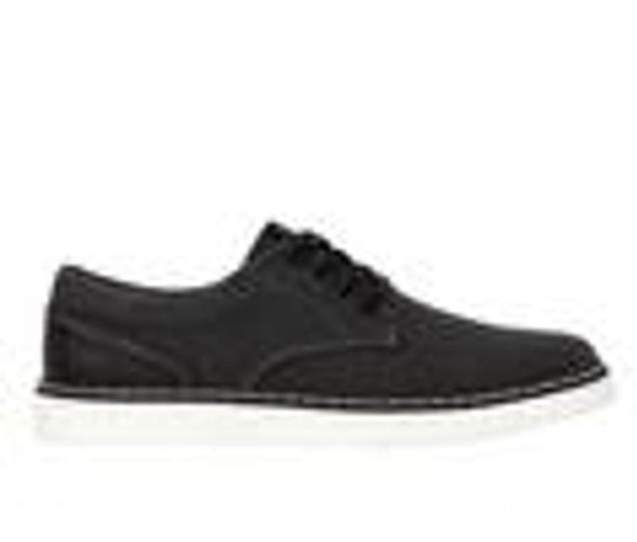 Men Deer Stags Oxfords | Men'S Deer Stags Stockton Casual Oxfords Black