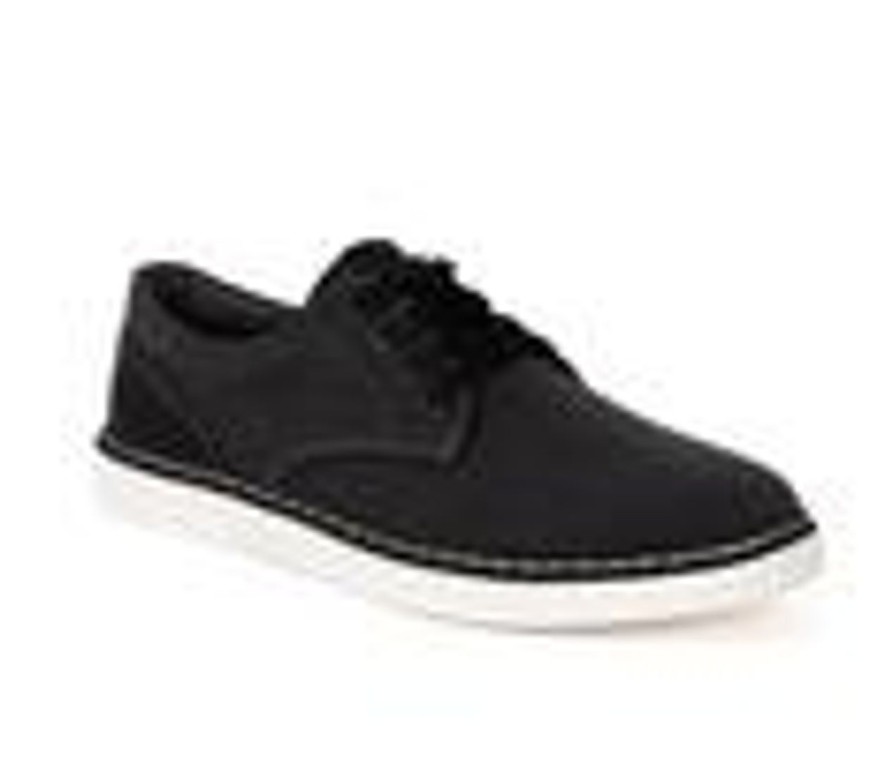 Men Deer Stags Oxfords | Men'S Deer Stags Stockton Casual Oxfords Black