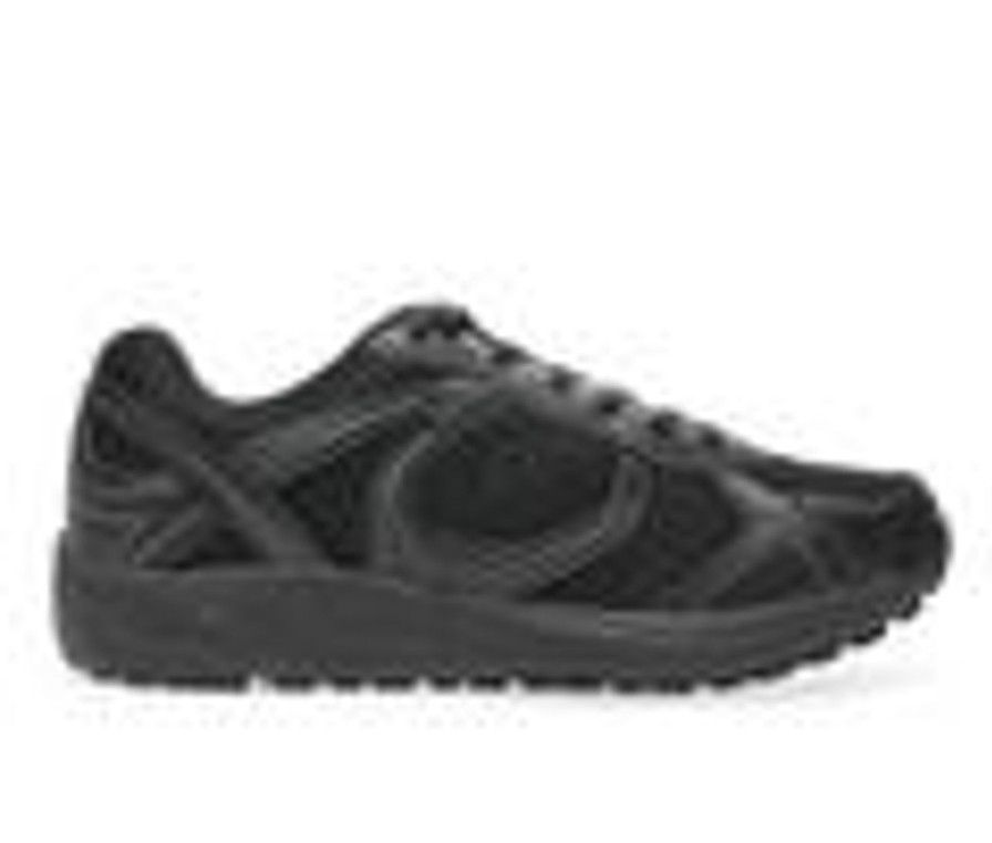 Men Propet Walking And Hiking | Men'S Propet X5 Walking Shoes All Black