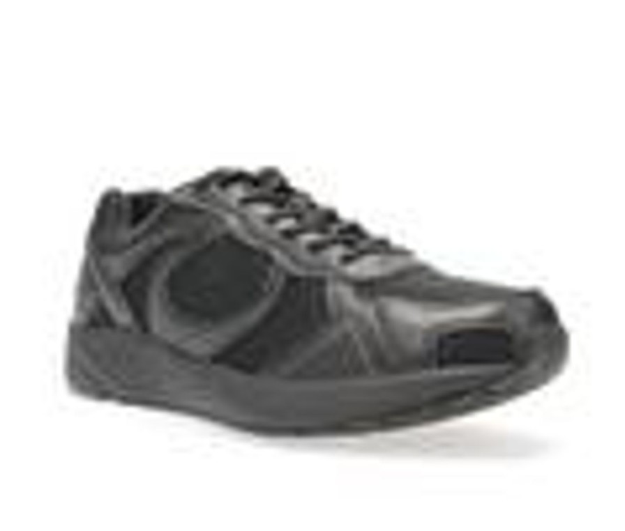 Men Propet Walking And Hiking | Men'S Propet X5 Walking Shoes All Black