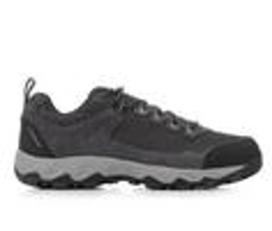 Men Columbia Walking And Hiking | Men'S Columbia Valley Pointe Low Waterproof Hiking Shoes Grey/Black