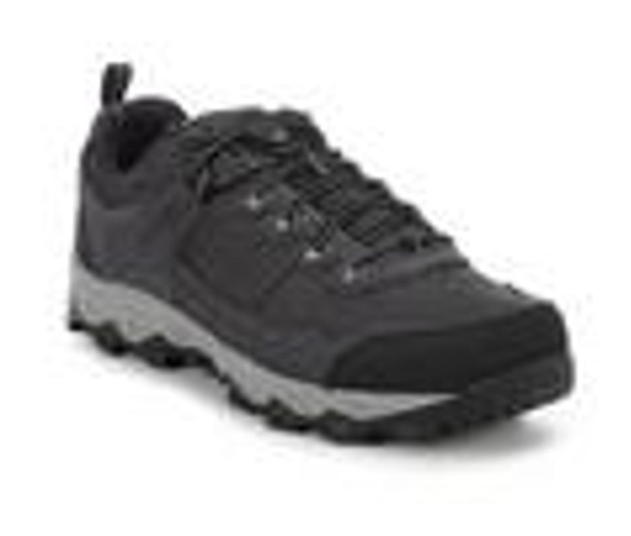 Men Columbia Walking And Hiking | Men'S Columbia Valley Pointe Low Waterproof Hiking Shoes Grey/Black