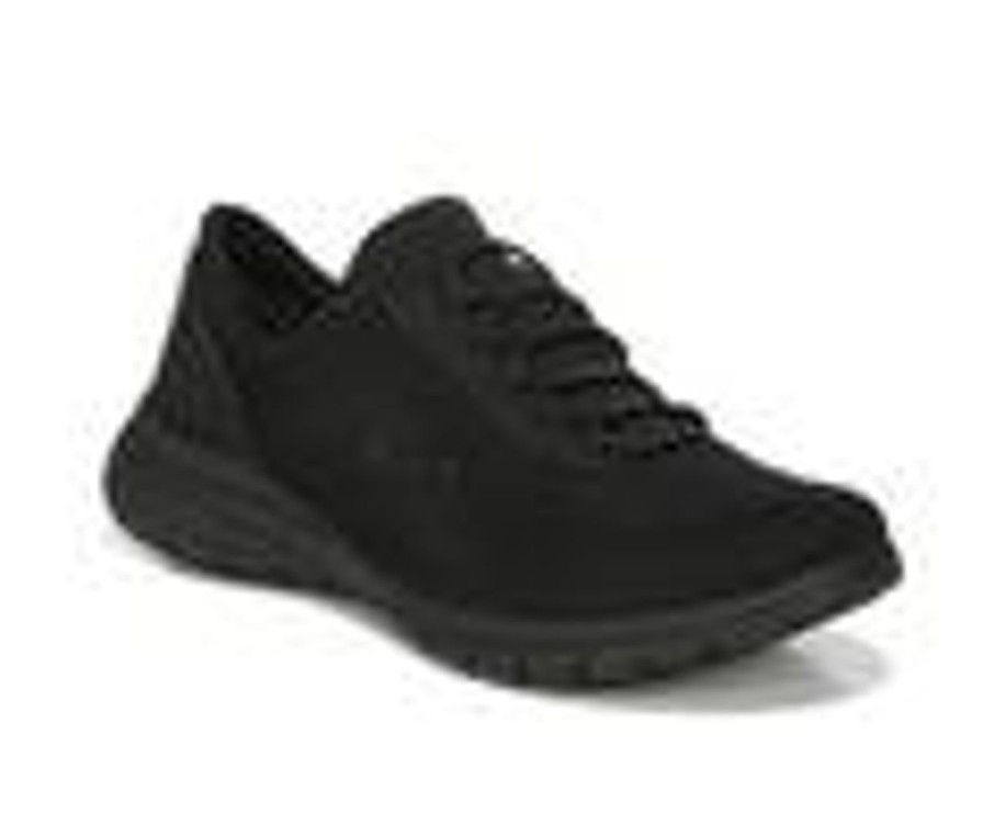 Men Dr. Scholls Slip Resistant | Men'S Dr. Scholls Vision Knit Slip-Resistant Sneakers Black