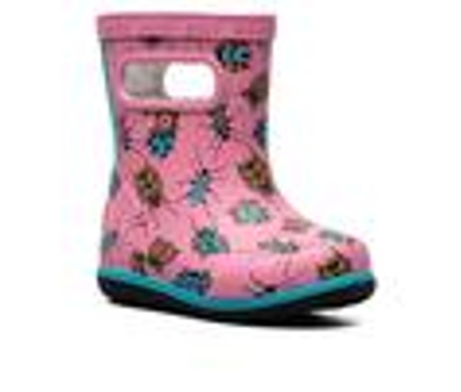 Kids Bogs Footwear Boots | Kids' Bogs Footwear Toddler Skipper Ii Bugs Rain Boots Blush Pink