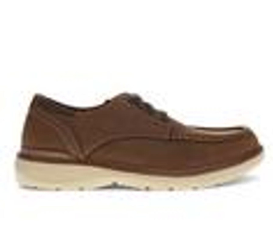 Men Dockers Oxfords | Men'S Dockers Rooney Casual Oxfords Dark Tan