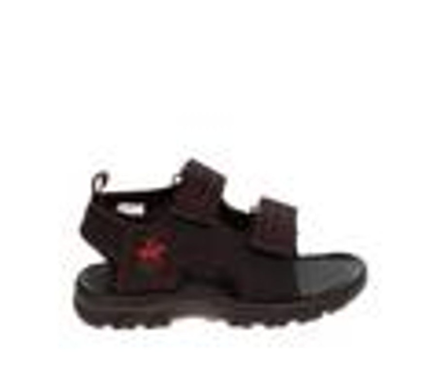 Kids Beverly Hills Polo Club Sandals | Boys' Beverly Hills Polo Club Toddler Woodpecker Sandals Black/Red