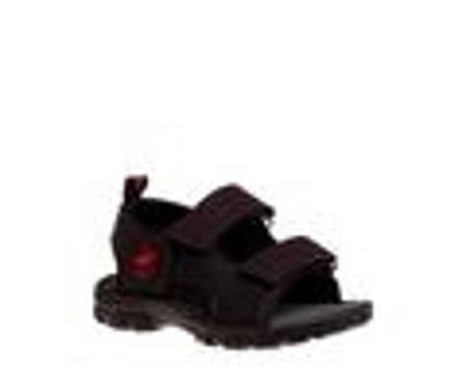 Kids Beverly Hills Polo Club Sandals | Boys' Beverly Hills Polo Club Toddler Woodpecker Sandals Black/Red