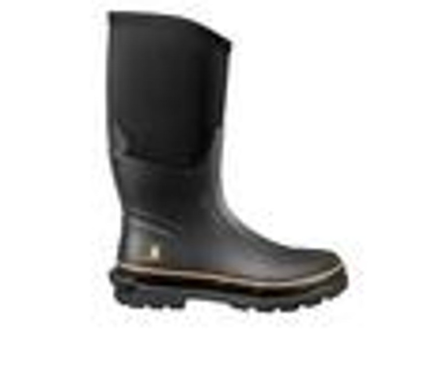 Men Carhartt Soft Toe | Men'S Carhartt Cmv1151 Soft Toe Rubber Work Boots Black