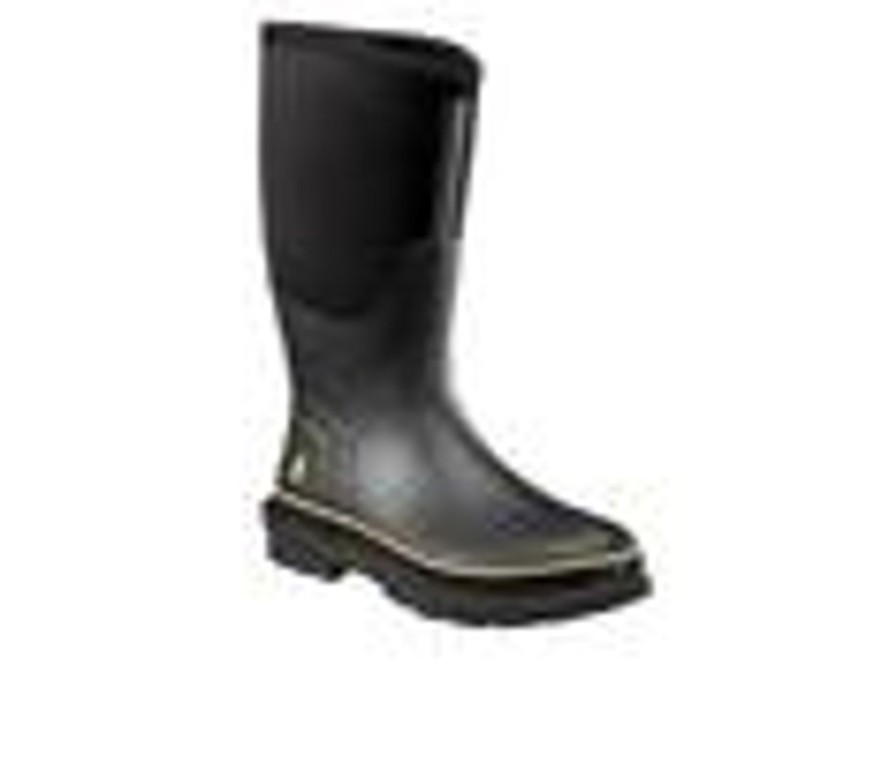 Men Carhartt Soft Toe | Men'S Carhartt Cmv1151 Soft Toe Rubber Work Boots Black