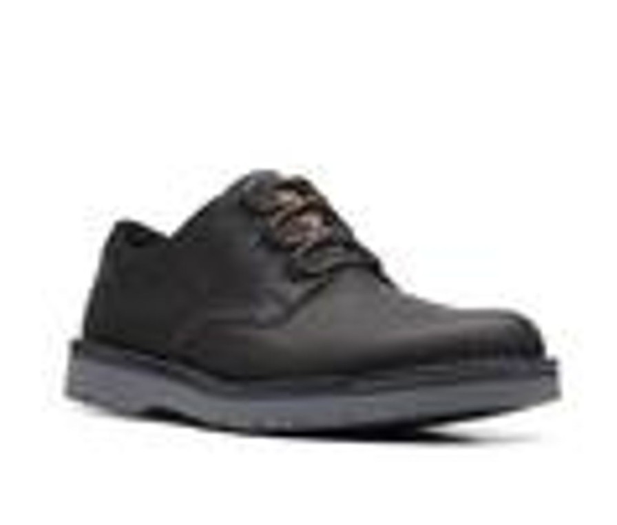 Men Clarks Oxfords | Men'S Clarks Eastford Casual Oxfords Black