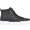 Men Calvin Klein High Tops | Men'S Calvin Klein Firmin High Top Fashion Sneakers Black