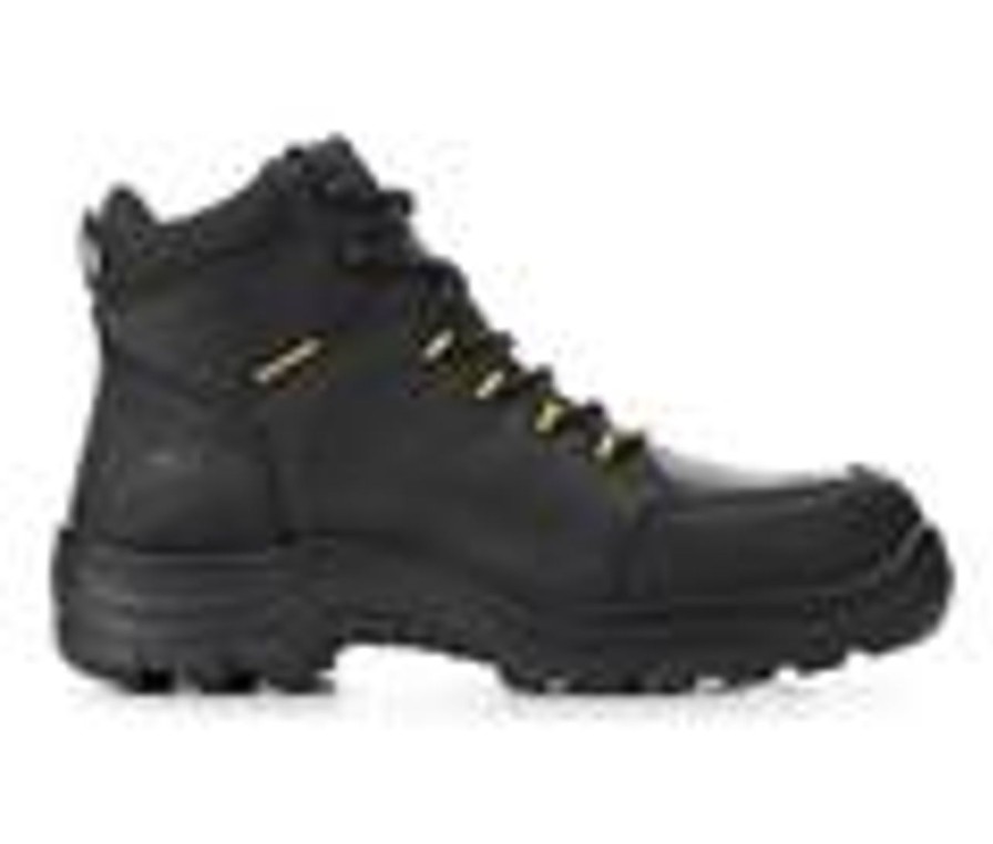 Men Skechers Work Electric Hazard | Men'S Skechers Work 200123 Benafick Work Boots Black