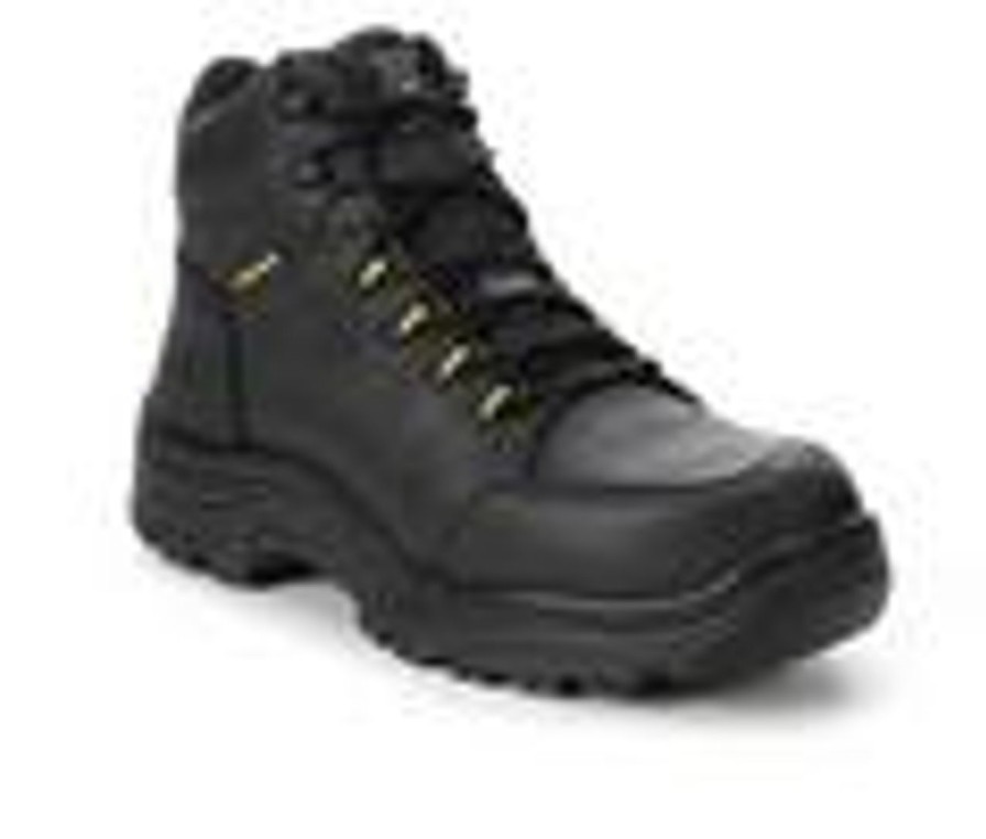 Men Skechers Work Electric Hazard | Men'S Skechers Work 200123 Benafick Work Boots Black