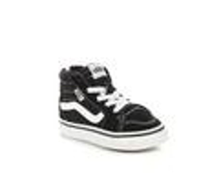 Kids Vans Athletics & Sneakers | Boys' Vans Infant & Toddler Filmore High-Top Zip-Up Sneakers Black/White