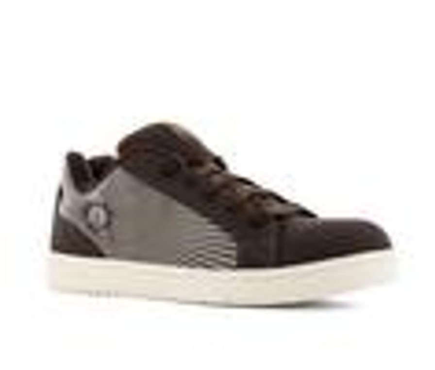 Men Volcom Work Electric Hazard | Men'S Volcom Work Stone Op Ct Eh Work Shoes Dkbrown/Khki