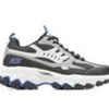 Men Skechers Walking And Hiking | Men'S Skechers 237358 Arch Fit Akhidime Trail Running Shoes Black/Grey/Blue