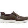 Men Nunn Bush Loafers And Slip-Ons | Men'S Nunn Bush Conway Moc Toe Slip-On Slip-On Shoes Brown