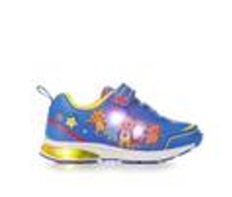 Kids CoComelon Casual | Boys' Cocomelon Toddler & Little Kid Cocomelon Light-Up Sneakers Blue/White