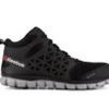 Men REEBOK WORK Composite And Alloy Toe | Men'S Reebok Work Sublite Cushion Work Mid Mesh Work Boots Black