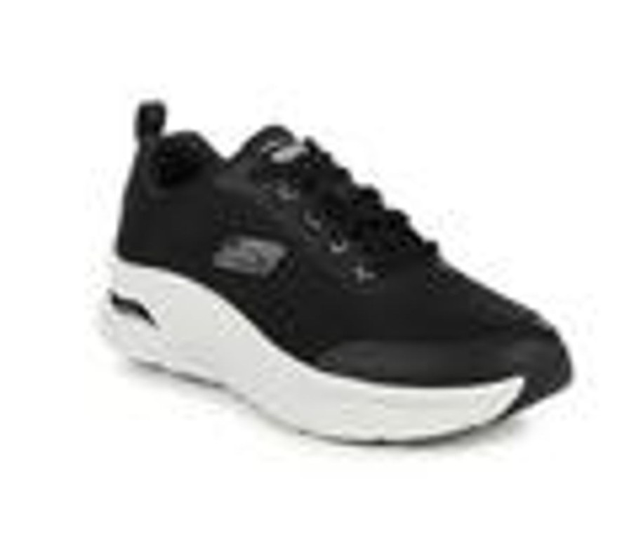 Men Skechers Walking And Hiking | Men'S Skechers 232502 Arch Fit D'Lux Walking Shoes Black/White