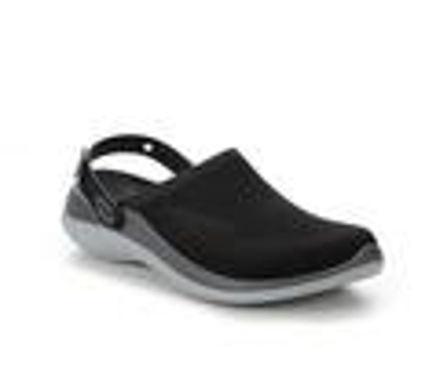 Men Crocs Loafers And Slip-Ons | Men'S Crocs Literide 360 Clogs Blk/Slate Grey