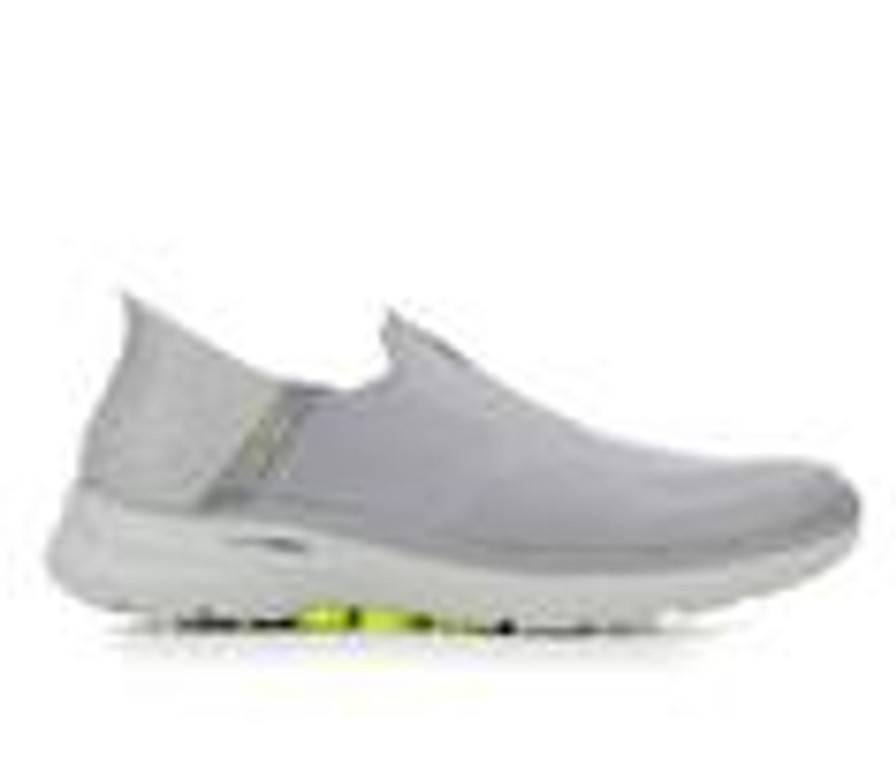 Men Skechers Go Walking And Hiking | Men'S Skechers Go 216278 Go Walk 6 Slip-Ins Walking Shoes Grey