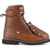 Men Iron Age Steel Toe | Men'S Iron Age Groundbreaker Ia5015 Work Boots Brown