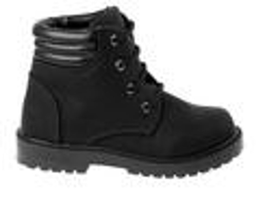 Kids Rugged Bear Boots | Kids' Rugged Bear Little Kid & Big Kid Rb13207M Lace-Up Casual Boots Black