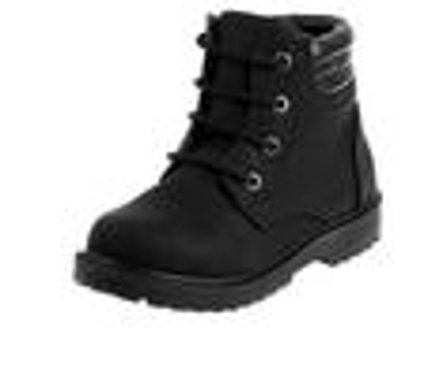 Kids Rugged Bear Boots | Kids' Rugged Bear Little Kid & Big Kid Rb13207M Lace-Up Casual Boots Black