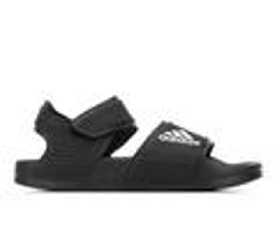 Kids Adidas Sandals | Boys' Adidas Little Kid & Big Kid Adilette Sandals Black/White