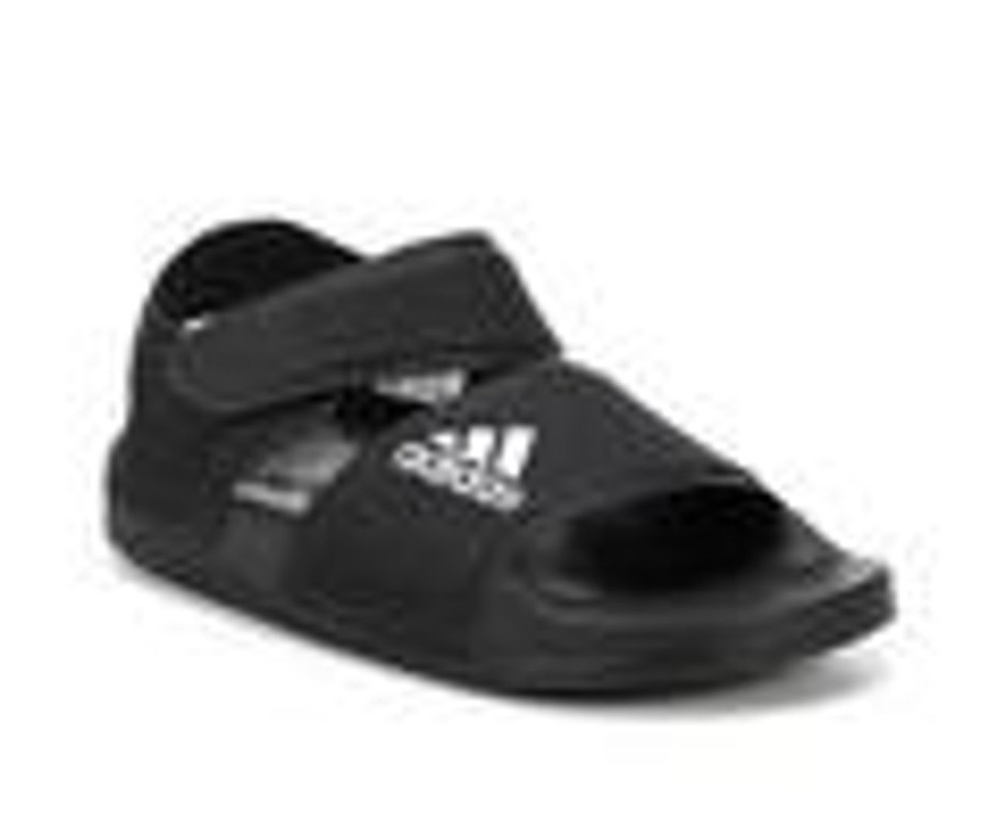 Kids Adidas Sandals | Boys' Adidas Little Kid & Big Kid Adilette Sandals Black/White