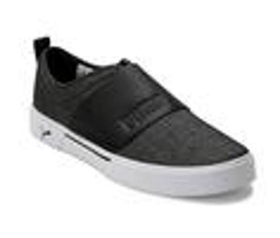 Men Puma Slip-Ons | Men'S Puma El Rey Ii Slip-On Sneakers Black/Gry/White