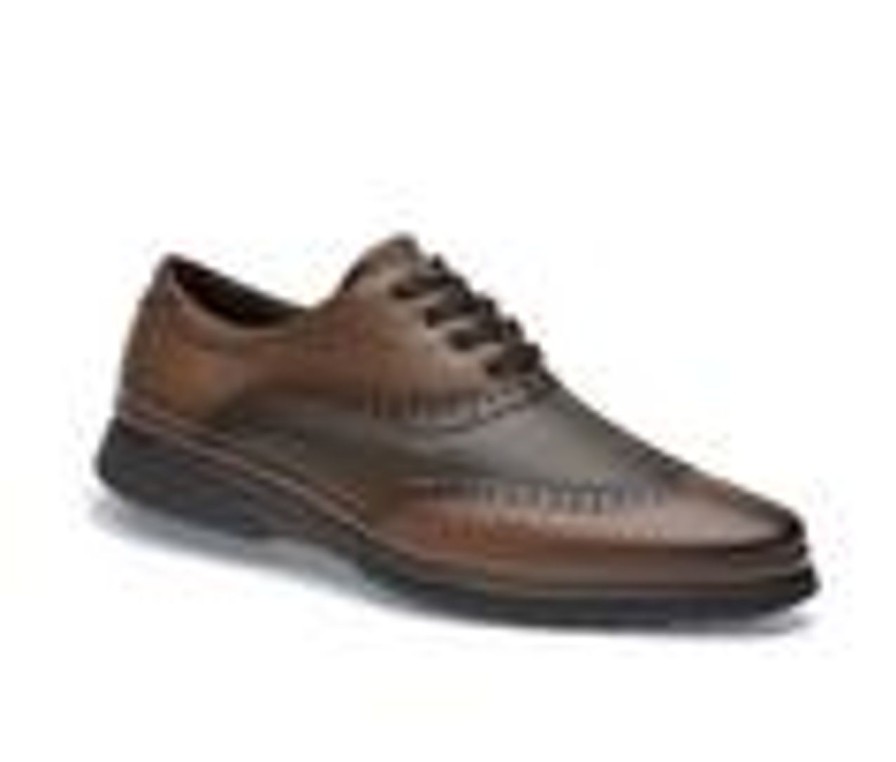 Men Pazstor Oxfords | Men'S Pazstor Baruc James Dress Shoes Brown