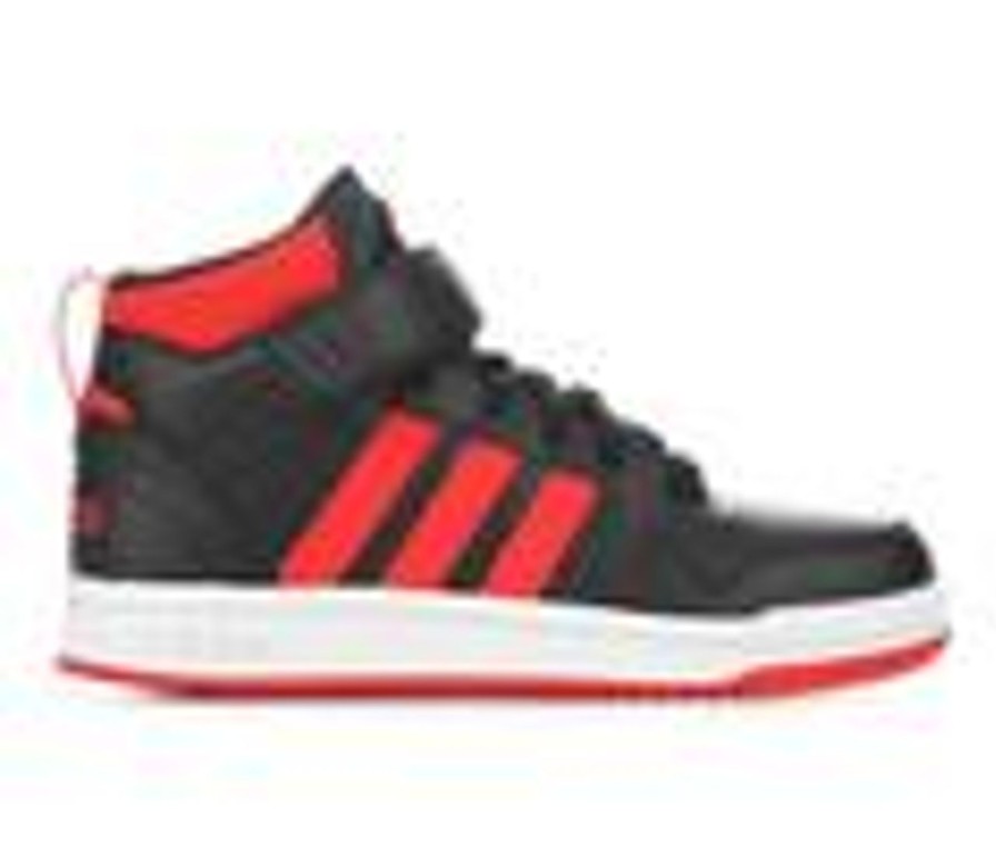 Kids Adidas Athletics & Sneakers | Boys' Adidas Little Kid & Big Kid Post Move Mid Sneakers Black/Red/White